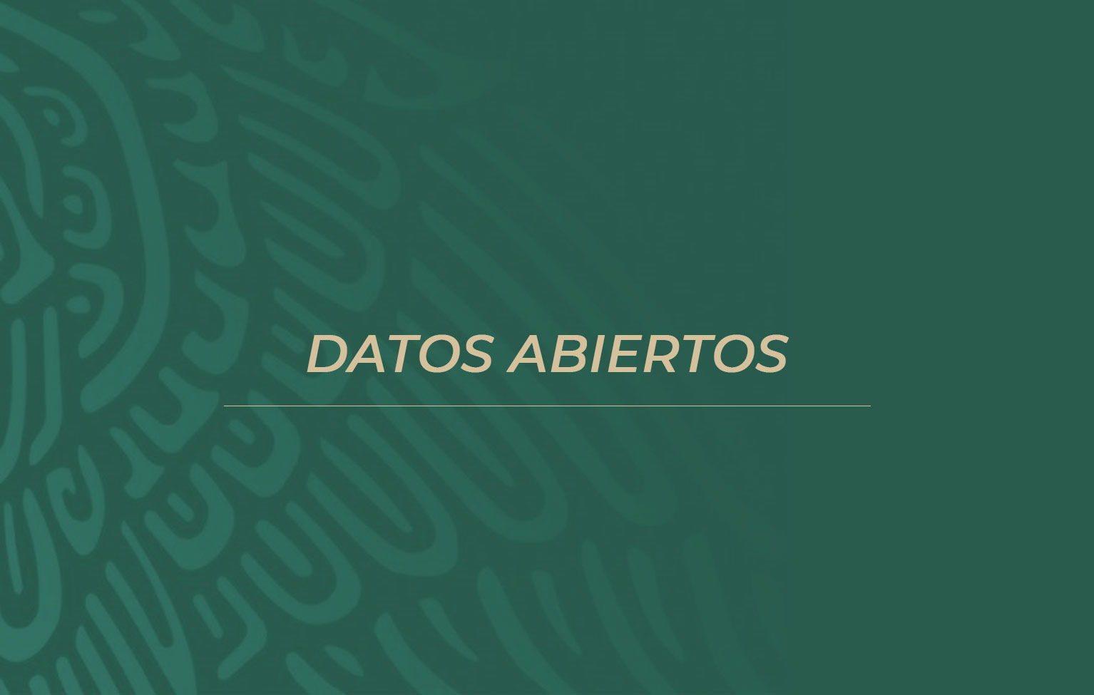 Datos Abiertos